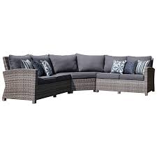 This is furniture that's built with artistic flair, but is nonetheless suited for everyday use. Styleline Salem Beach P440 854 877 Contemporary Coastal Outdoor Sectional Efo Furniture Outlet Outdoor Sectional Sofa Groups