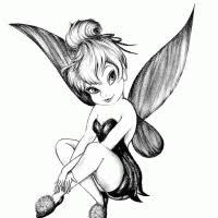 Tinkerbell kleurplaten om in te kleuren. Kleurplaten Tinkerbell Kleurplaten Kleurplaat Nl
