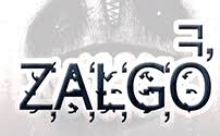 Creepy zalgo text generator (homepage) can also be used to easily convert normal text into creepy zalgo text. Zalgo Text