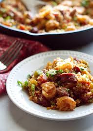 Keto Jambalaya With Shrimp Andouille Texas Granola Girl Texas Southern Keto Comfort Food Recipes Recipe Andouille Sausage Recipes Andouille Food