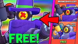 One of the brawlers will be free for everyone during the brawlidays. Claim Your Free Ricochet Skin In Brawl Stars Youtube