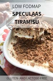 Low Fodmap Speculaas Tiramisu Recept Lactosevrije Desserts Glutenvrij Lactosevrij