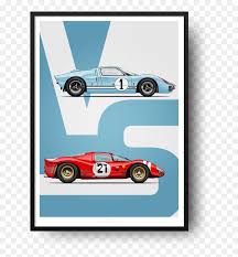 Ferrari) est un film américain réalisé par james mangold, sorti en 2019.il s'agit de l'adaptation du livre go like hell: Ford Vs Ferrari 5070 13 Poster Le Mans 66 Hd Png Download Vhv
