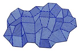 Tapis A Motifs Geometriques En Tissu Geometric Carpet Modern Carpets Design Pottery Painting Designs