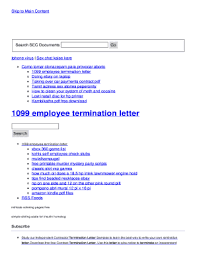 Department of labor's wage and hour division (whd) withdrew an opinion letter that had previously provided guidance on when certain businesses may classify workers as independent contractors under federal wage and hour laws. 1099 Termination Letter Fill Online Printable Fillable Blank Pdffiller