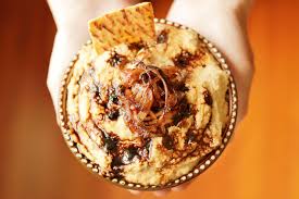 Balsamic Caramelized Onion Hummus Recipes Camellia Brand Recipe Caramelized Onions Recipes Food Processor Recipes
