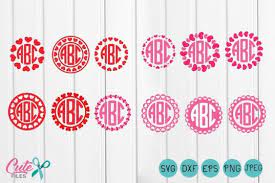 Download Free Svg Valentines Day Wedding Love Heart Circle Monogram Frames Svg Cut Files For Cricut Explore Silhouette Cameo Brother Scan N Cut Canvas Free Svg Files For Silhouette Cameo And Cricut