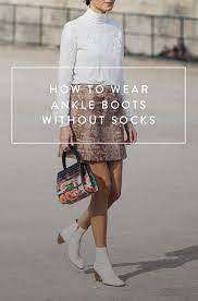 Can You Wear Ankle Boots Without Socks Sure But We Ve Got A Clever Trick To Try Instead Fashion How To Wear Ankle Boots Autumn Fashion