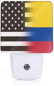 Meanwhile, the population of united states is ~326.6 million people (278.9 million fewer people live in colombia). Black And White Usa Colombia Flag Plug In Led Night Light Fashion Night Light For Bathroom Hallway Bedroom Living Room Amazon Com