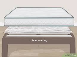 Despite the variety of ways your bed can feel like a flying how to stop your mattress from sliding off a metal bed frame. 3 Easy Ways To Stop A Mattress From Sliding Wikihow