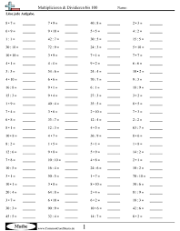 Multiplikation das vielfache von 10 und 100 arbeitsblatt / klassenarbeit zu teiler und vielfache klassenarbeiten rechnen lernen teiler. Arbeitsblatter Zur Multiplikation