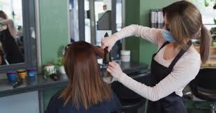 For your request hair salon near me we found several interesting places. Caucasian Female Hairdresser Working Hair Salon Wearing Face Mask Straightening Video By C Wavebreakmedia Video Stock Footage 418703144