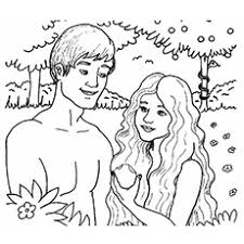 Garden of eden coloring pages free printable entrancing. Top 25 Freeprintable Adam And Eve Coloring Pages Online