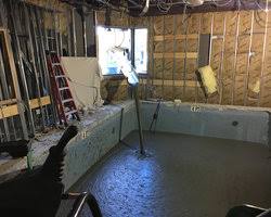 For a pool demolition you usually want between a 5 and 10 ton machine. Indoor Pool Abandonment Aerix Industries