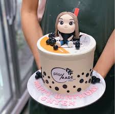 Prices of 21st birthday cakes for boys. Bubble Tea With Birthday Girl Cake