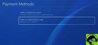 We did not find results for: How To Add Or Remove Credit Card And Billing Information On Ps4