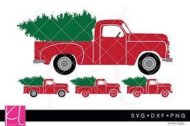 The Big 22 Piece Vintage Christmas Truck Svg Bundle For Little Etsy Christmas Truck Red Truck Vintage Christmas
