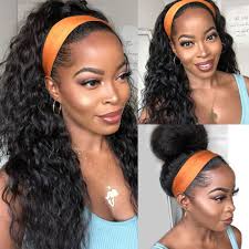 Brazilian Water Wave Headband Wig