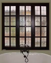Add a beautiful beveled, leaded, or privacy glass window to your bathroom today! Bathroom Window Glass Bathroom Stained Glass Stained Glass Windows