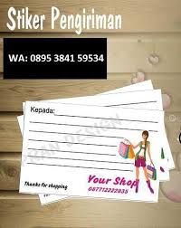 Stiker pengiriman olshop harga promo kami desainkan gratis. Stiker Label Pengiriman Olshop Home Facebook