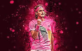 With tsitsipas vying for his first major title at roland garros and antetokounmpo still alive in the nba playoffs—and looking to capture his first national championship—the two are very busy but try to stay in touch. Download Wallpapers Stefanos Tsitsipas 4k Greek Tennis Players Atp Neon Lights Tennis Tsitsipas Fan Art Stefanos Tsitsipas 4k For Desktop Free Pictures For Desktop Free