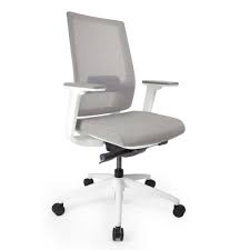 Great savings & free delivery / collection on many items. Grey White Office Chair Icon Q2 Mesh Back Task Chair Atwork Office Furniture Canada