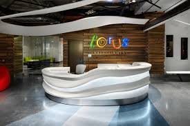 Modern Office Reception Interior Design Ideas By Elegant Nuances Modern Office Reception Office Interior Design Modern Office Lobby Design