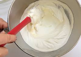 Two secrets about whipping cream. Whipped Cream Cheese Frosting Recipe My Cake School