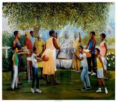 Family Reunion Art Print By Laverne Ross At Art Com Family Art African American Art African American Family