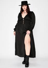 This store has one of the widest variety of brands including adidas, fila, ivy park and much more. Plus Size Maxi Dress Leg Slit Black Dolls Kill