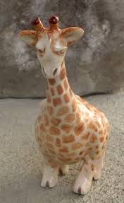 Giraffe Clay Whistle Ton Tiere Tonskulpturen Giraffe