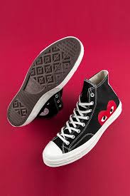 Converse Chuck Taylor All Star 70 Play Comme Des Garcons Converse Chuck 70 Hi Comme Des Garcons Half Heart 150204c In 2020 Hype Shoes Converse Sneakers Fashion