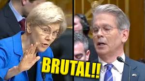Elizabeth Warren RIPS Trump Treasury Secretary TO HIS FACE
