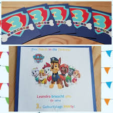 Einladung Zum Paw Patrol Geburtstag Paw Patrol Geburtstag Einladungen Paw Patrol Geburtstag Kindergeburtstag