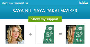 Masker bedah bedah respirator pilek, pilek, wajah, tangan png. Saya Nu Saya Pakai Masker Support Campaign Twibbon