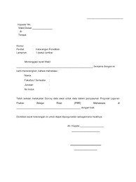 10 contoh surat permohonan bantuan dana izin kerjasama dll. Download Contoh Surat Balasan Penelitian Dari Puskesmas Surat 8