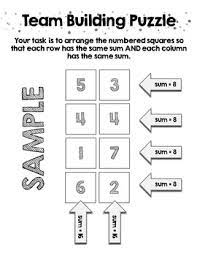 We made a starter puzzle you can use in your next meeting or virtual team bonding session: Team Building In Math Class A Free Spiral Studies Lesson By Math Giraffe