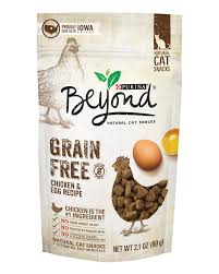 Make your own variety of temptation treats that will motivate your cat to learn new tricks. Beyond Grain Free Chicken Egg Cat Treats Purina