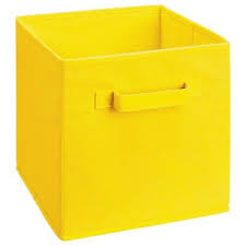 Black And Yellow Totes Lowes Closetmaid Cubeicals Fabric Storage Bin Color Yellow Fabric Drawers Fabric Bins Cube Storage Bins