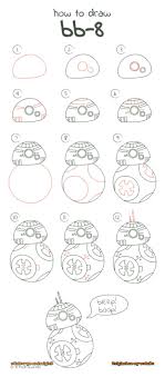 Kunst Zeichnungen How To Draw Bb 8 From Star Wars Easy Drawing Step By Step Perfect For Kids L Artdrawings Best Art Pins Horario