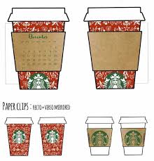 Search images from huge database containing over 620,000 coloring pages. Free Christmas Starbucks Cup Calendar Divider Undated Version Lovely Planner