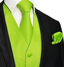 Black And Lime Green Wedding Dresses Solid Lime Green Tuxedo Vest Set Lime Green Dress Green Tuxedo Lime Green Bridesmaid Dresses