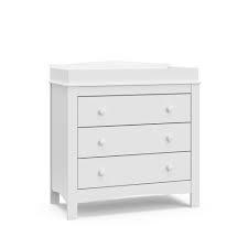 You can always keep a hand on your baby.when your child no longer uses diapers, you can lower the top shelf and use the furniture as a desk for homework or being creative.the fixed shelf below the changing table can. Graco Noah 3 Drawer Changing Table Dresser Target