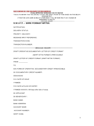 Draf memastikan penerima pembayaran sebagai bentuk pembayaran yang aman. Draft Mt 700 Letter Of Credit Payments