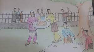 Cara menggambar dan mewarnai tema hari raya idul fitri / lebaran yang bagus dan mudah buat pemula. Sejarah Muar Lukisan Nostalgia Suasana Meriah Persiapan Facebook