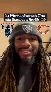 Hear from an ICONIC Grassroots Health & @howard1867 Alum, now NFL  @chicagobears player Ian Wheeler, who recounts his time at GRH and how it  helped him get where he is today. Lil Wheelz, we are so ...