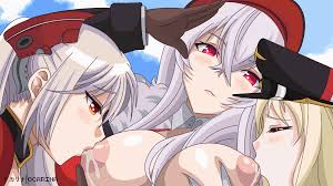 🔞bismarck (azur lane) & graf zeppelin (azur la[...] (bismarck (azur lane))  | Лесбиянки Хентай | Truyen-Hentai.com