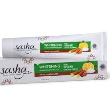 Jual Pasta Gigi Sasha Toothpaste Siwak Halal Whitening 65 Gr Kota Bandung Herbabenka Tokopedia