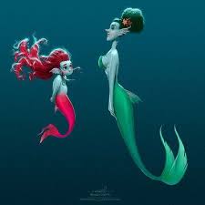 Artstation Mermaid Animation Renee Chio Mermaid Animation Merfolk