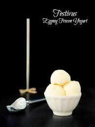 Eggnog Frozen Yogurt Magnolia Days